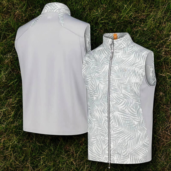 Peter Millar Other - Peter Millar Crown Sport Hyperlight Fuse Elite Quilted Vest Jacket Gray M $200